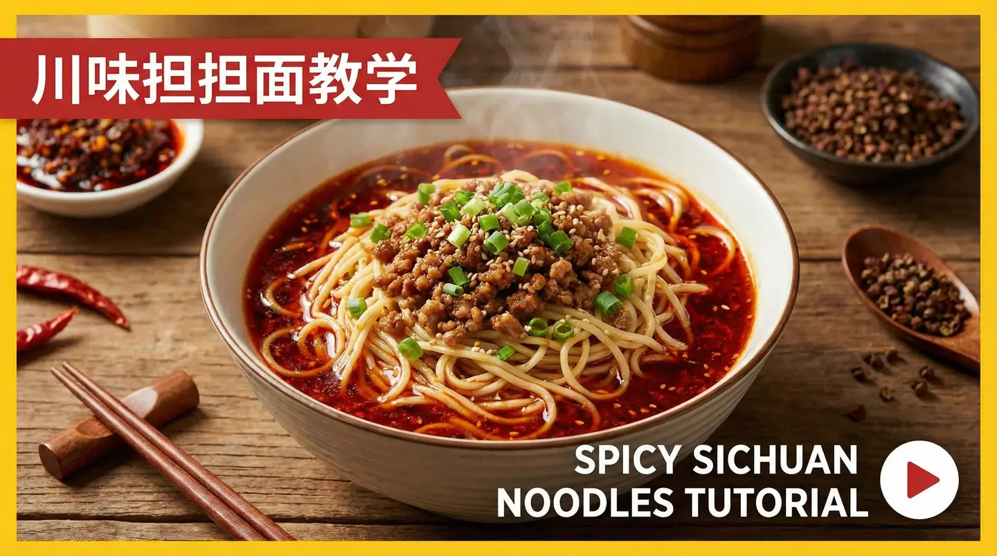 川味担担面 - 茄子视频 美食分区